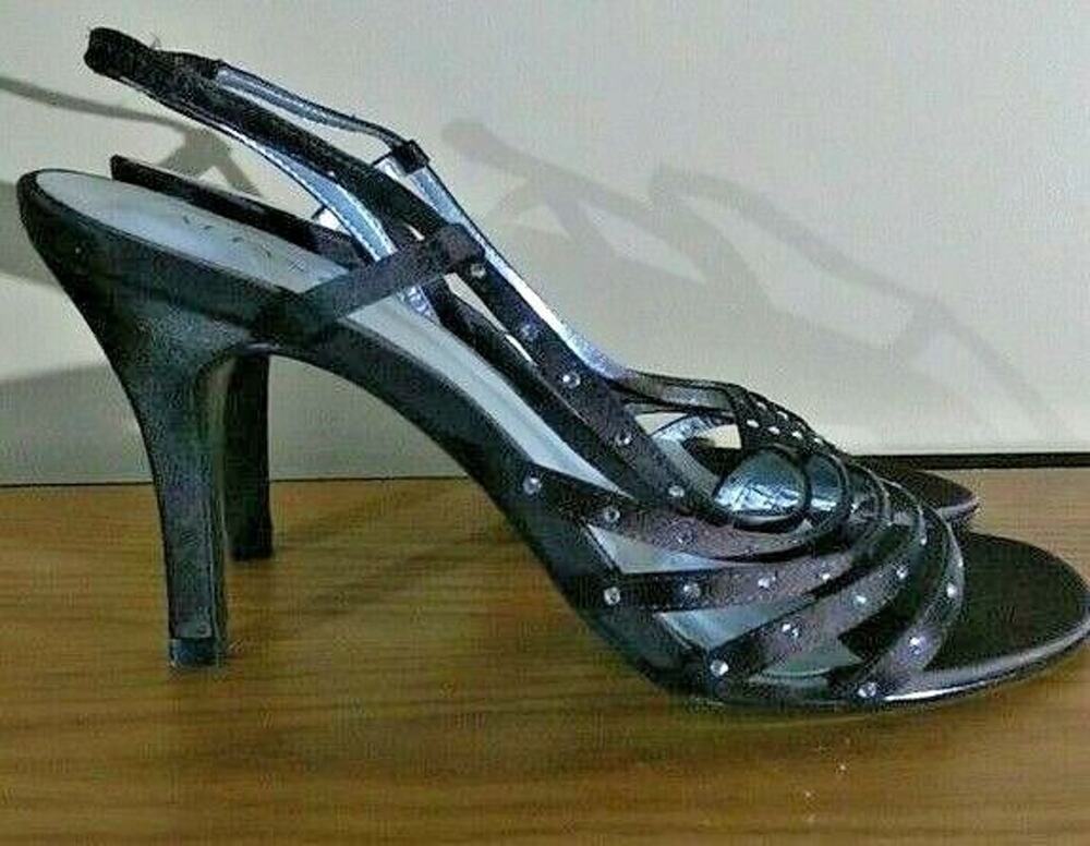 Alfani Dark Brown Heels with Diamante Detail Slingback Heels - Size 7.5M